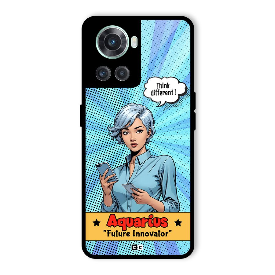 Innovative Aquarius Glass Back Case for OnePlus 10R