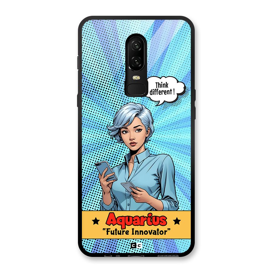 Innovative Aquarius Glass Back Case for OnePlus 6