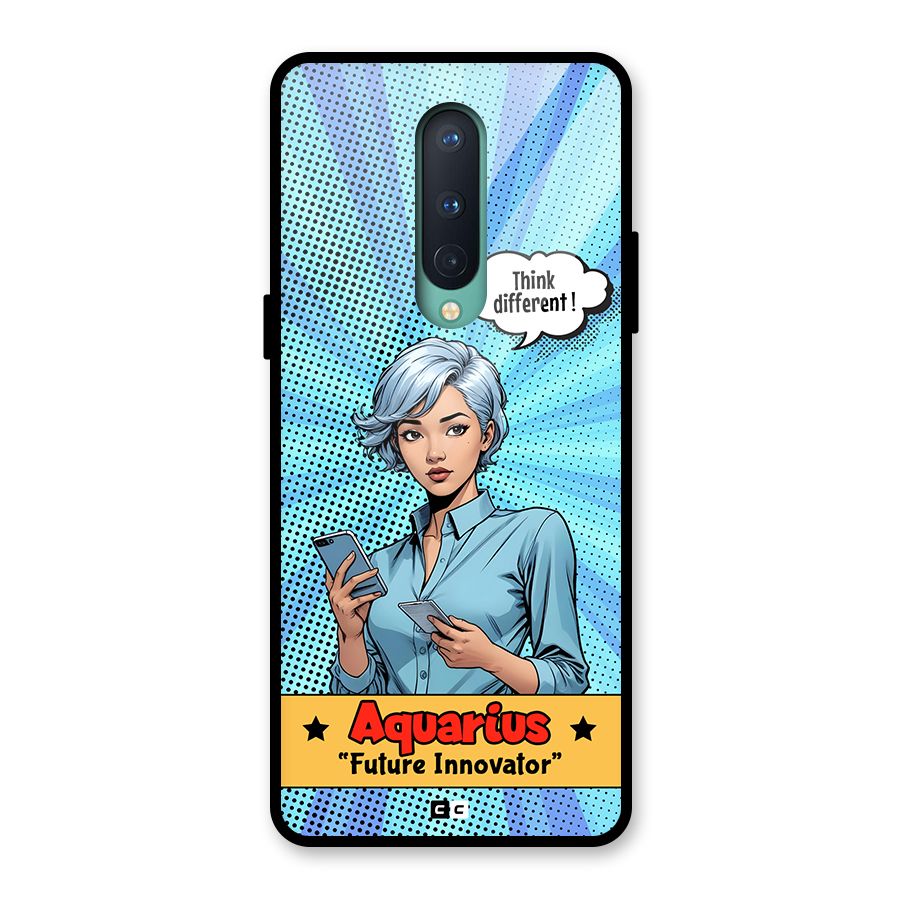 Innovative Aquarius Glass Back Case for OnePlus 8