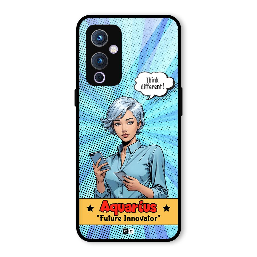 Innovative Aquarius Glass Back Case for OnePlus 9