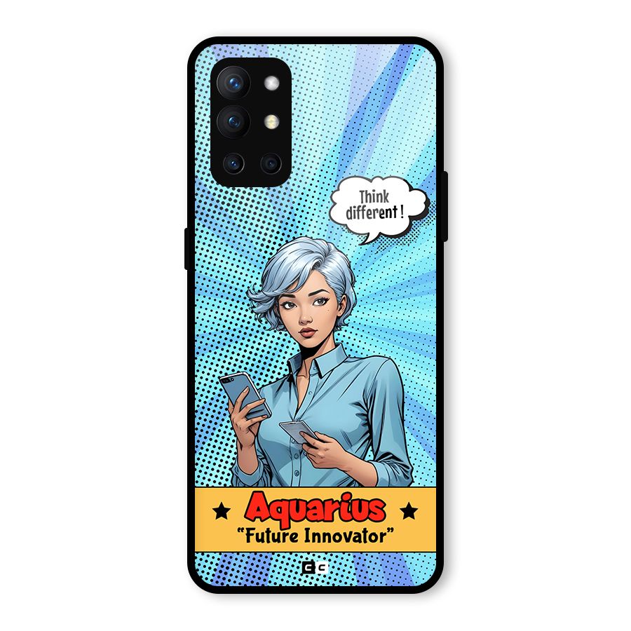 Innovative Aquarius Glass Back Case for OnePlus 9R