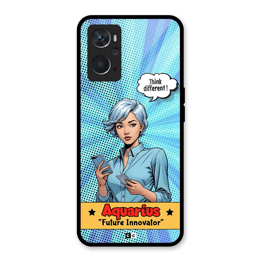 Innovative Aquarius Glass Back Case for Oppo K10 4G