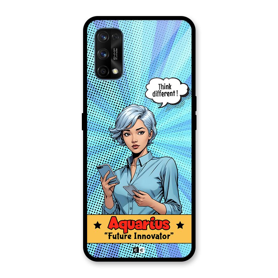Innovative Aquarius Glass Back Case for Realme 7 Pro