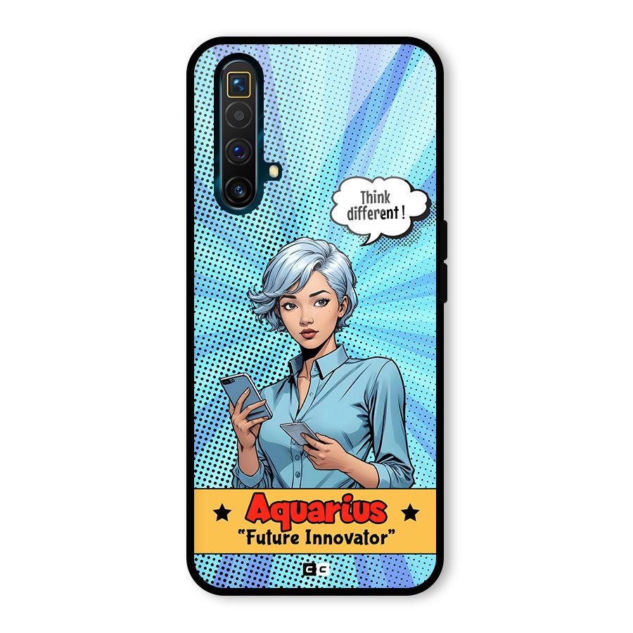 Innovative Aquarius Glass Back Case for Realme X3 SuperZoom