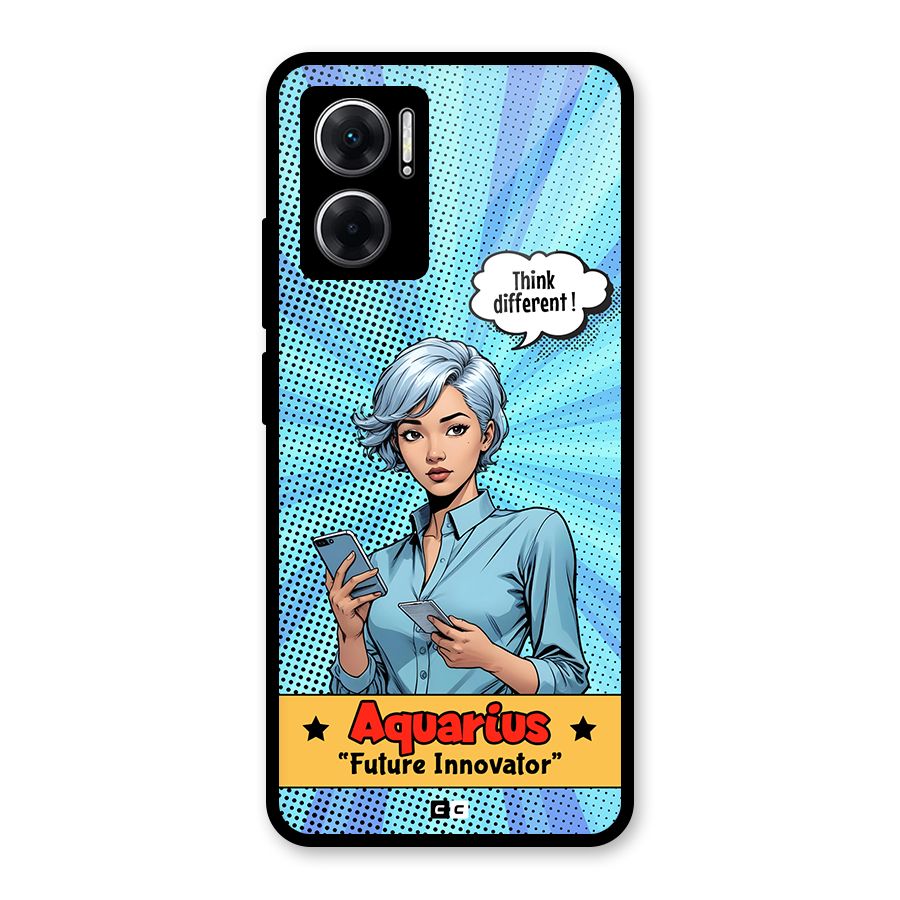Innovative Aquarius Glass Back Case for Redmi 11 Prime 5G