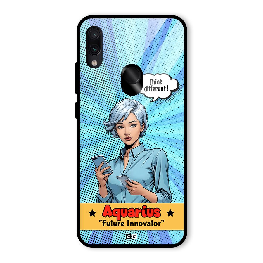 Innovative Aquarius Glass Back Case for Redmi Note 7 Pro