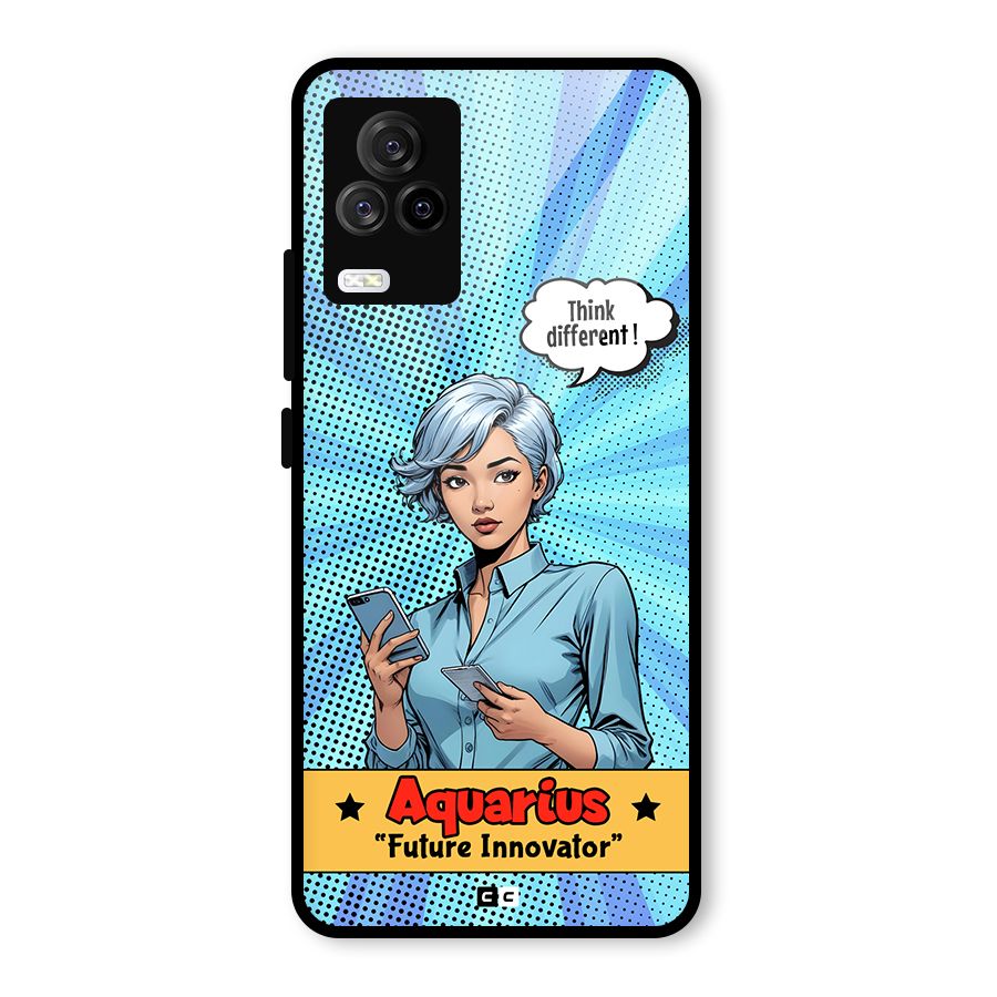 Innovative Aquarius Glass Back Case for Vivo iQOO 7 Legend 5G
