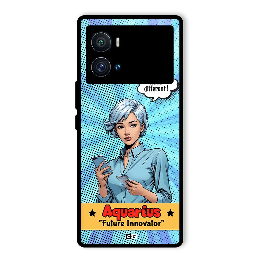 Innovative Aquarius Glass Back Case for Vivo iQOO 9 Pro