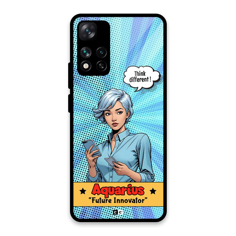 Innovative Aquarius Glass Back Case for Xiaomi 11i HyperCharge 5G