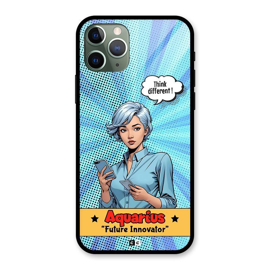Innovative Aquarius Glass Back Case for iPhone 11 Pro