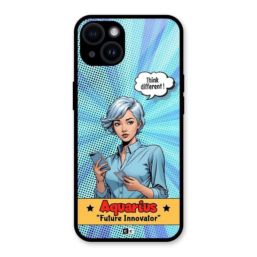 Innovative Aquarius Glass Back Case for iPhone 14