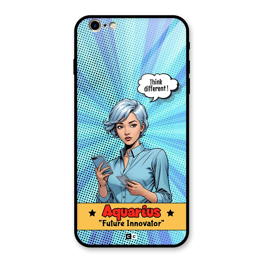 Innovative Aquarius Glass Back Case for iPhone 6 Plus 6S Plus