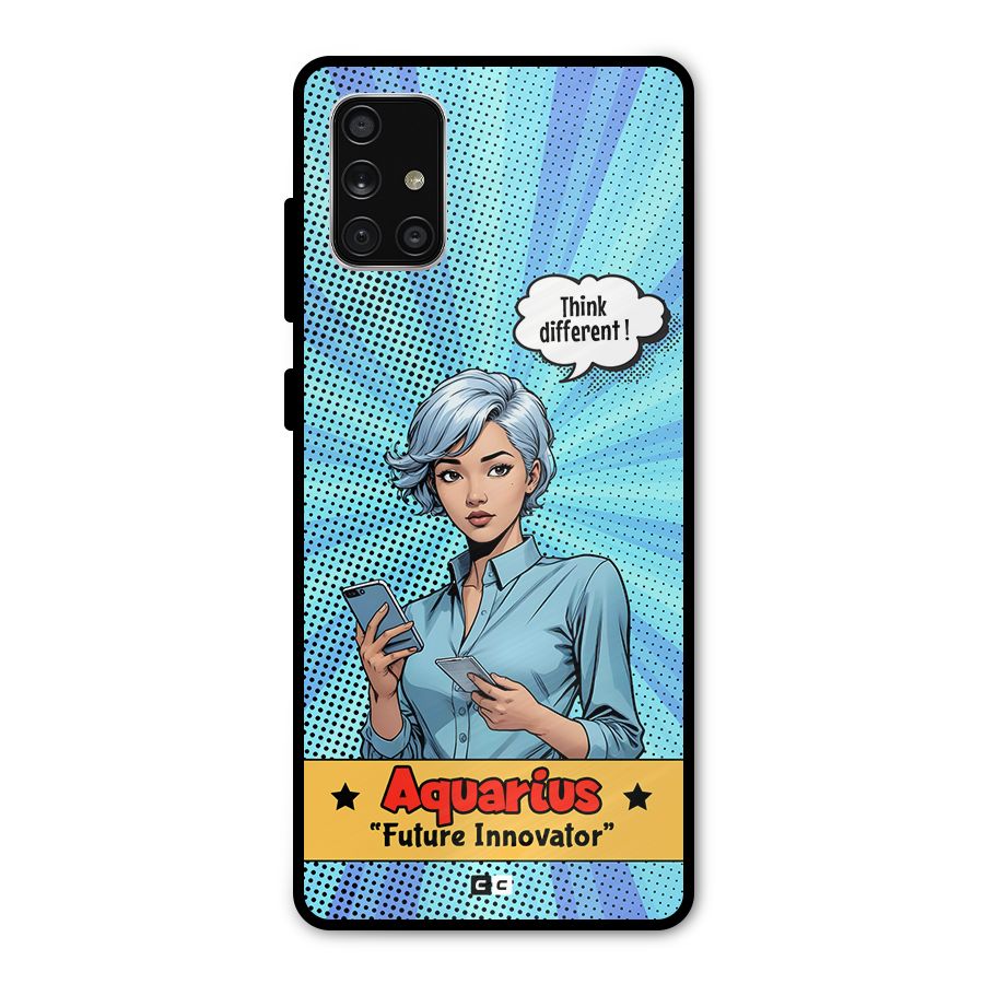Innovative Aquarius Metal Back Case for Galaxy A71