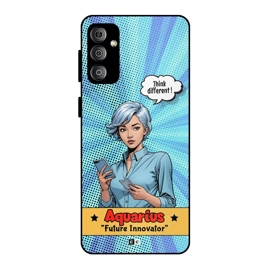 Innovative Aquarius Metal Back Case for Galaxy F23