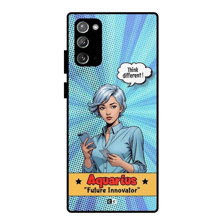 Innovative Aquarius Metal Back Case for Galaxy Note 20