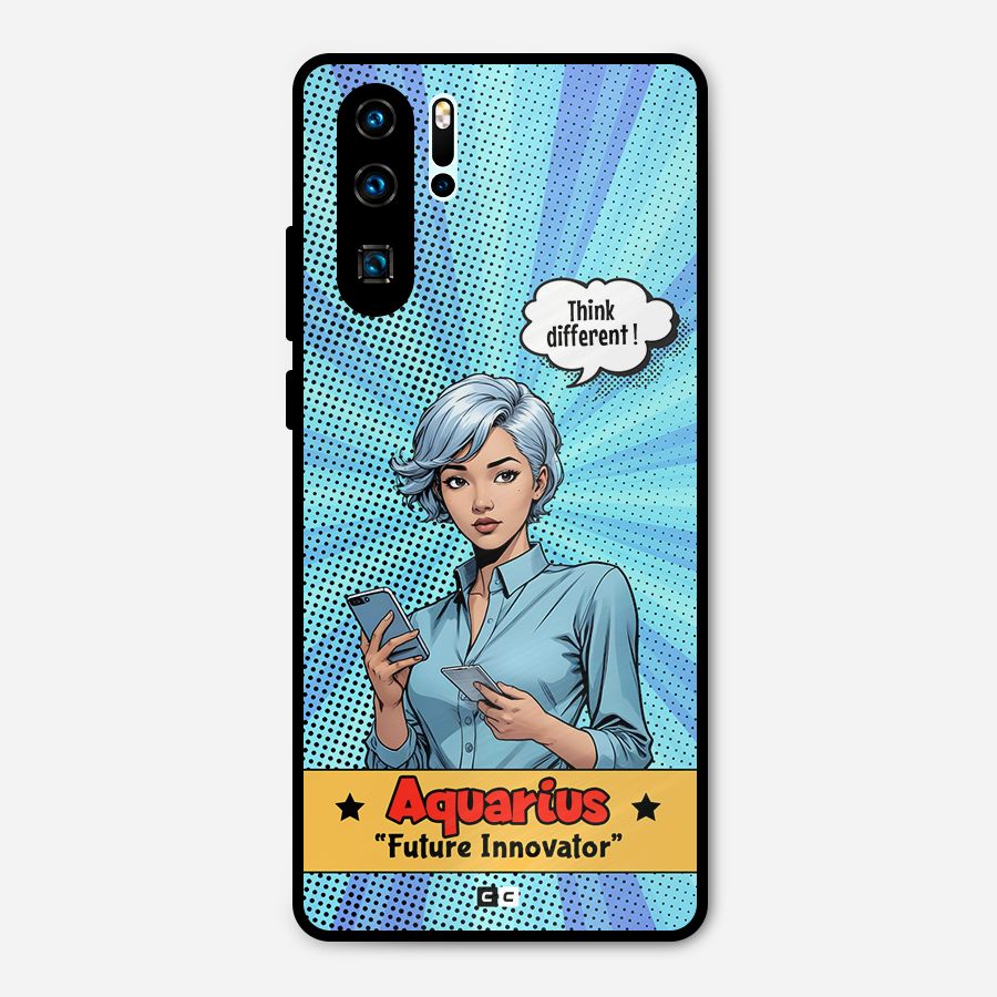 Innovative Aquarius Metal Back Case for Huawei P30 Pro