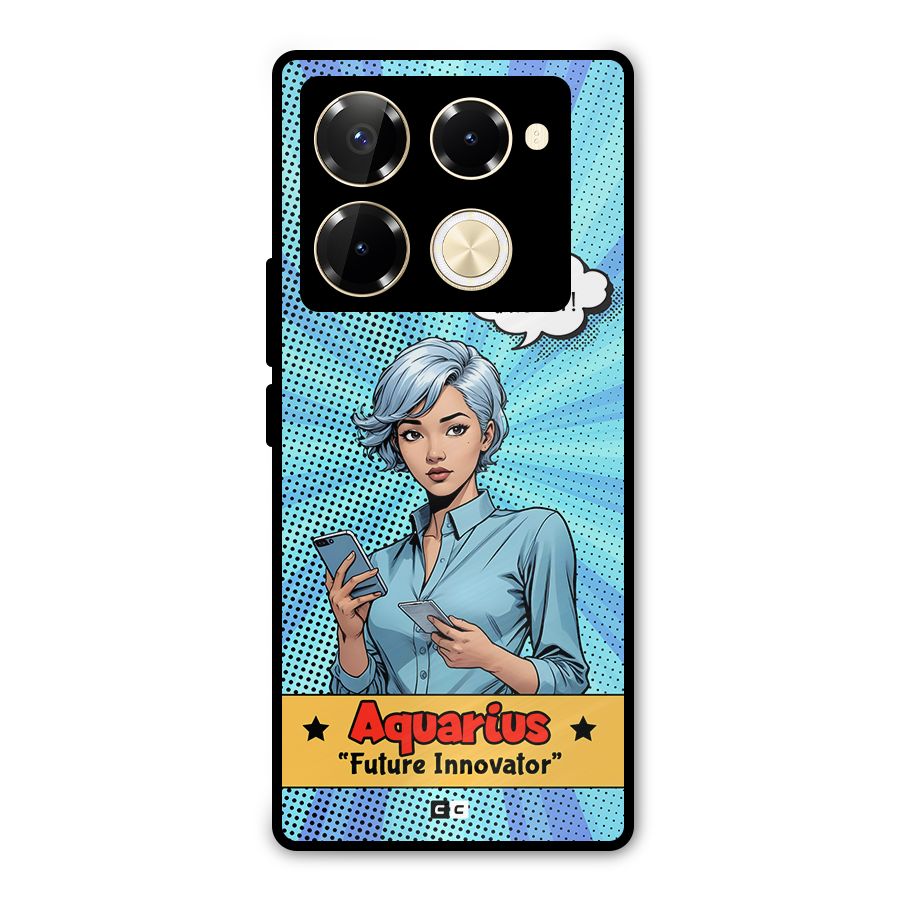 Innovative Aquarius Metal Back Case for Infinix Note 40 Pro