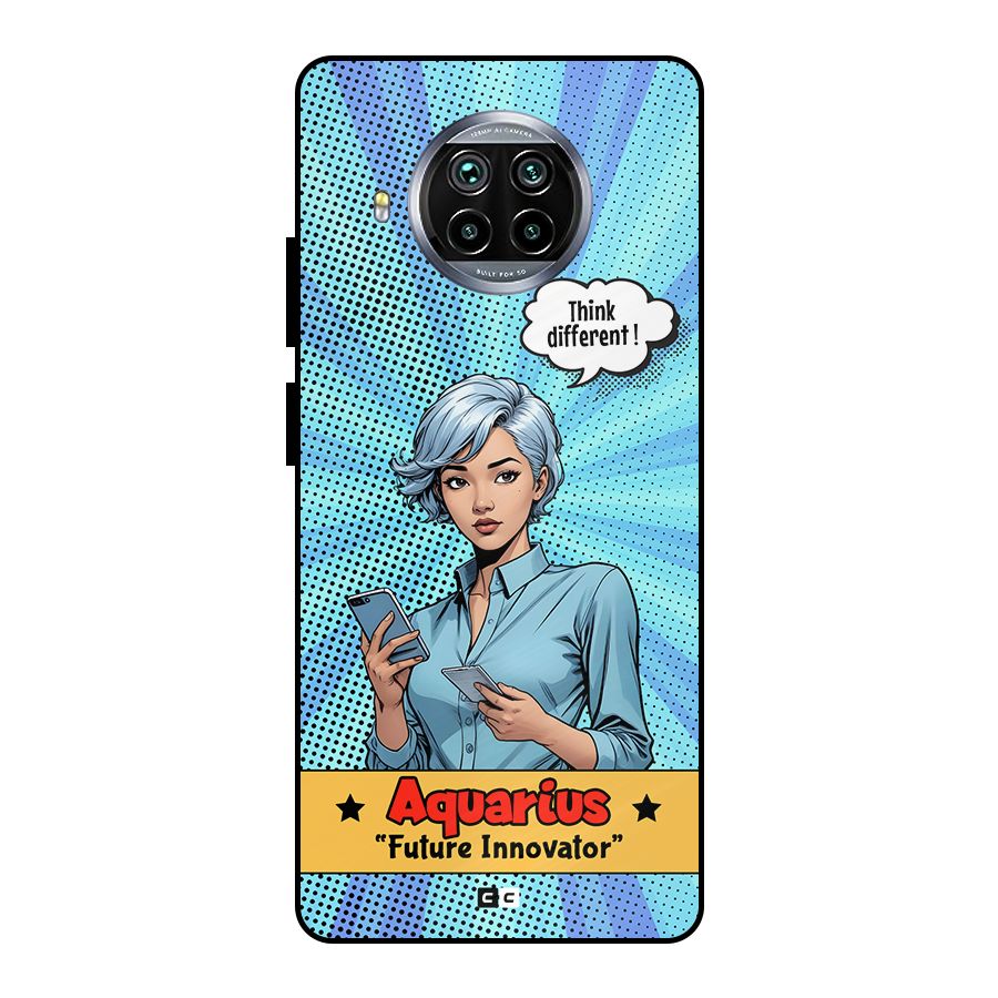 Innovative Aquarius Metal Back Case for Mi 10i