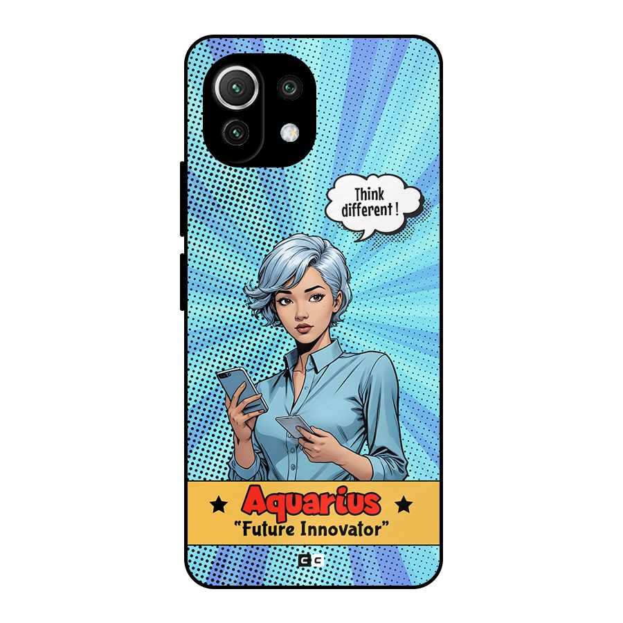 Innovative Aquarius Metal Back Case for Mi 11 Lite NE 5G