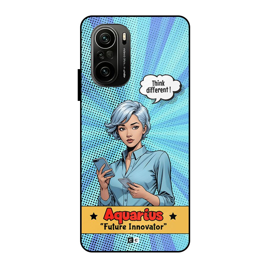 Innovative Aquarius Metal Back Case for Mi 11x