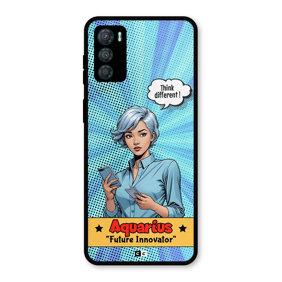 Innovative Aquarius Metal Back Case for Moto G42