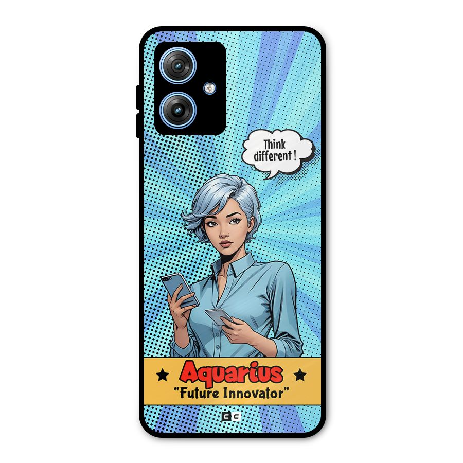 Innovative Aquarius Metal Back Case for Moto G54