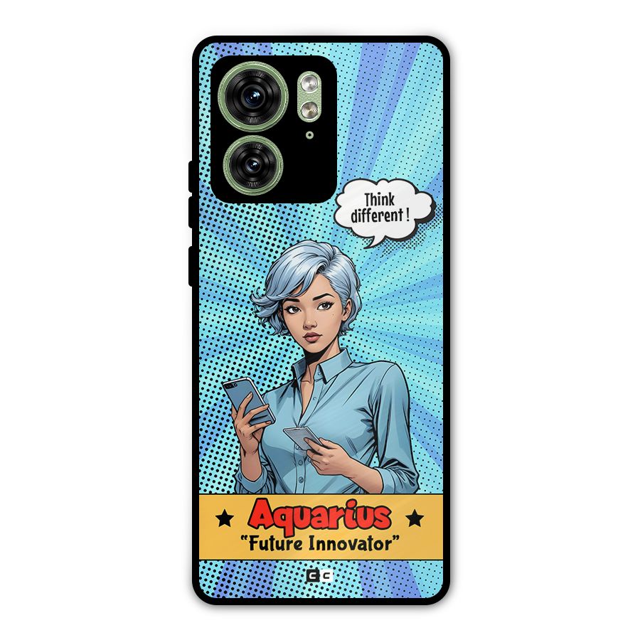 Innovative Aquarius Metal Back Case for Motorola Edge 40 5G