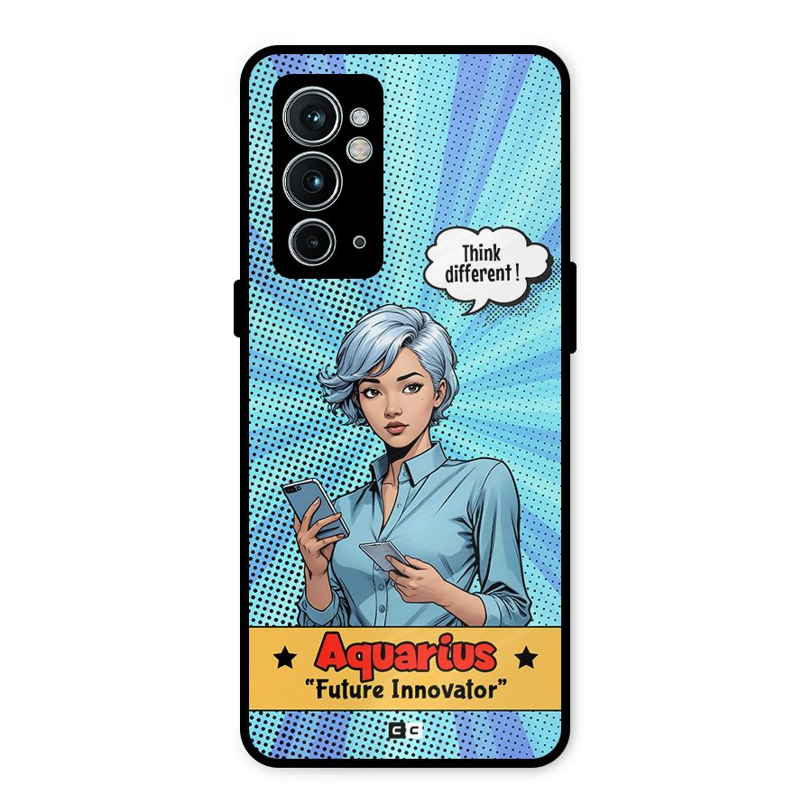 Innovative Aquarius Metal Back Case for OnePlus 9RT 5G