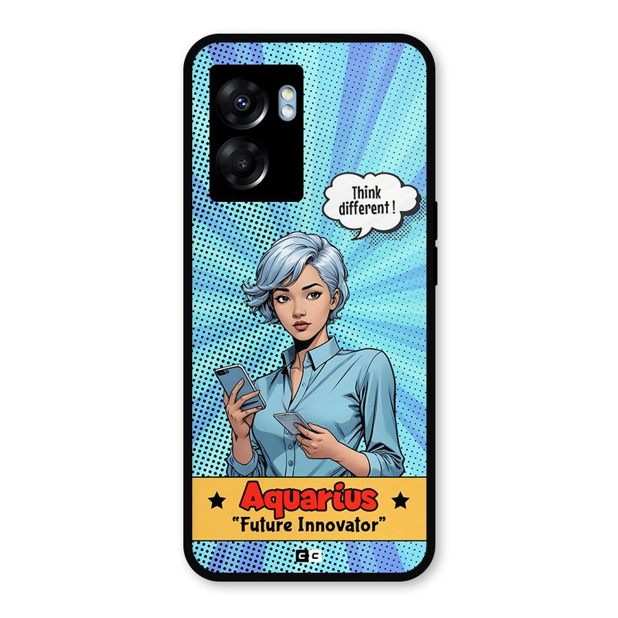 Innovative Aquarius Metal Back Case for Oppo K10 (5G)