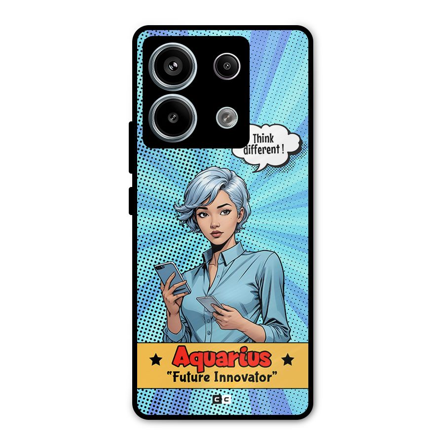 Innovative Aquarius Metal Back Case for Redmi Note 13 Pro 5G