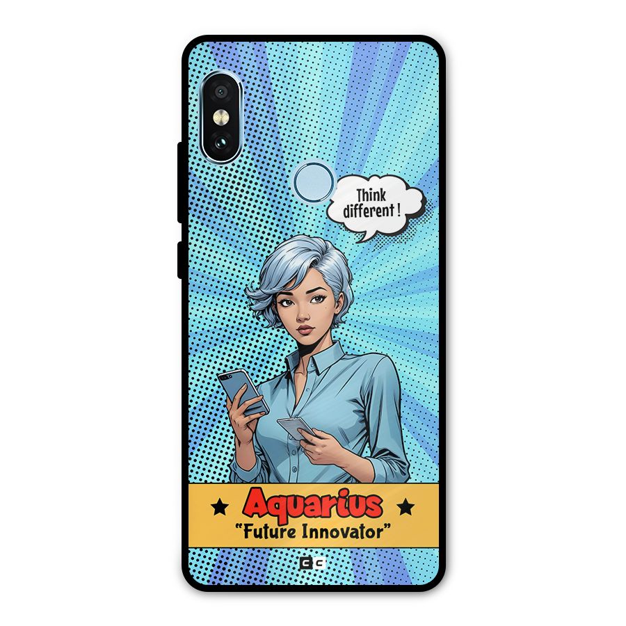 Innovative Aquarius Metal Back Case for Redmi Note 5 Pro
