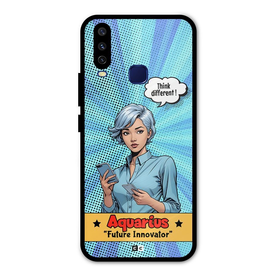 Innovative Aquarius Metal Back Case for Vivo U10