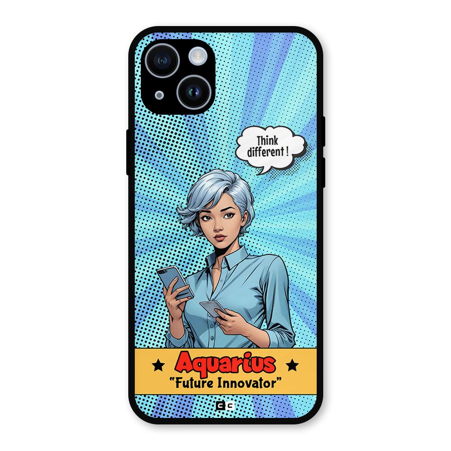 Innovative Aquarius Metal Back Case for iPhone 14