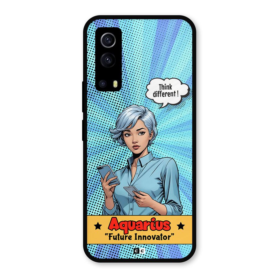Innovative Aquarius Metal Back Case for iQOO Z3