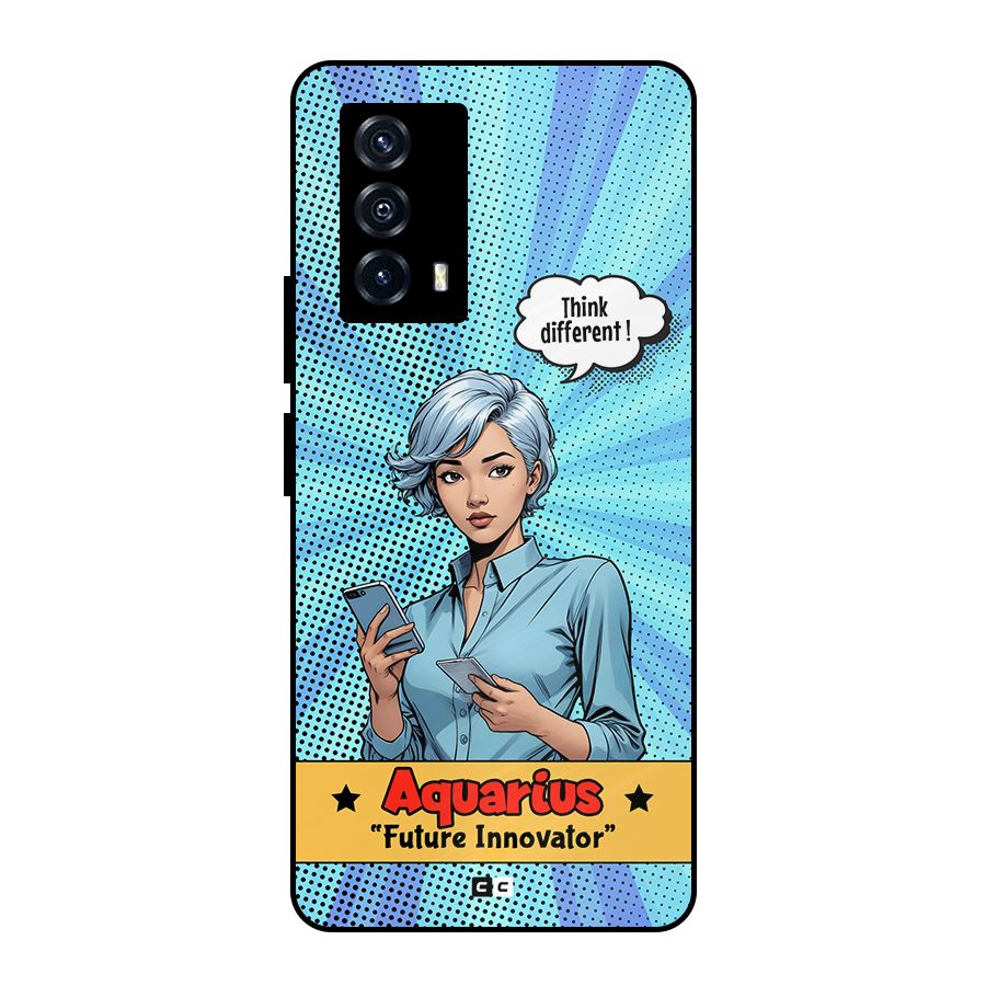 Innovative Aquarius Metal Back Case for iQOO Z5