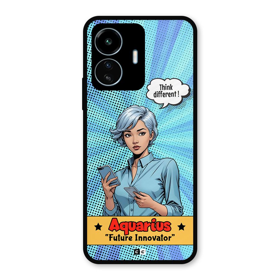 Innovative Aquarius Metal Back Case for vivo iQOO Z6 Lite 5G
