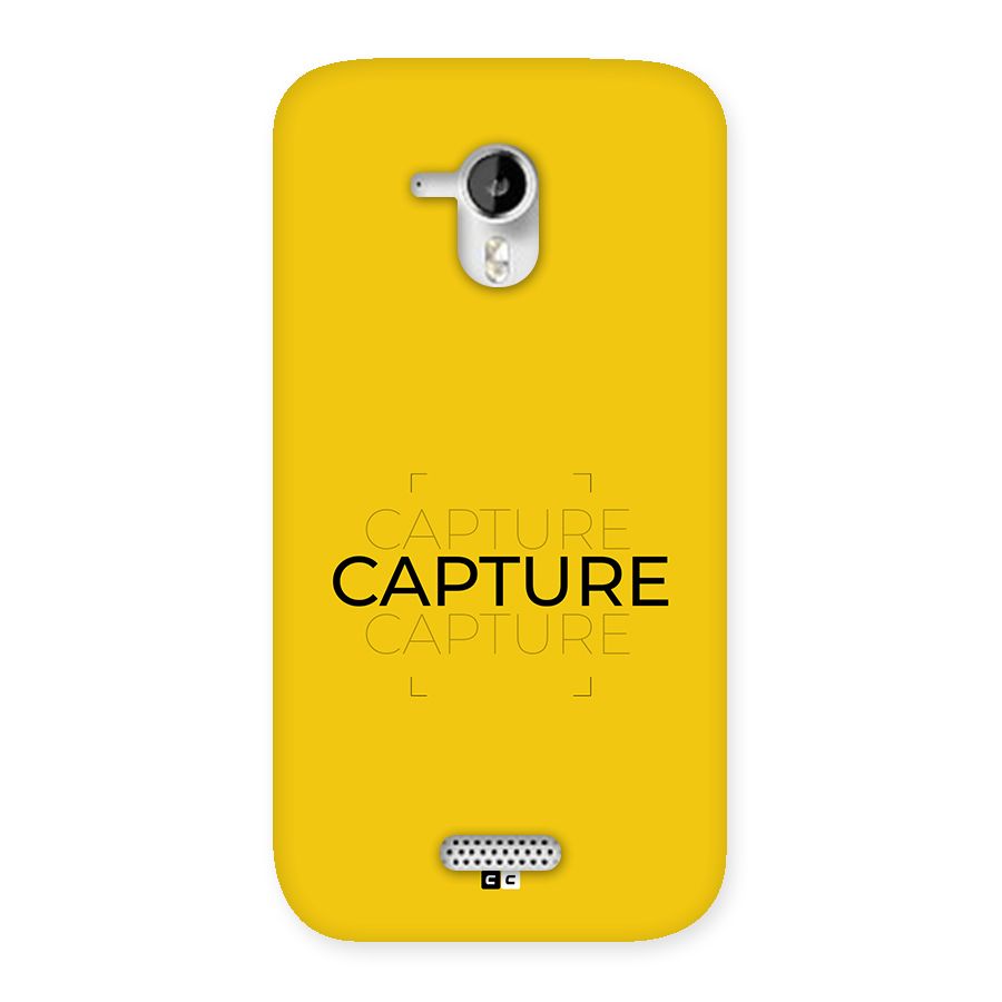 Instant Capture Back Case for Canvas HD A116