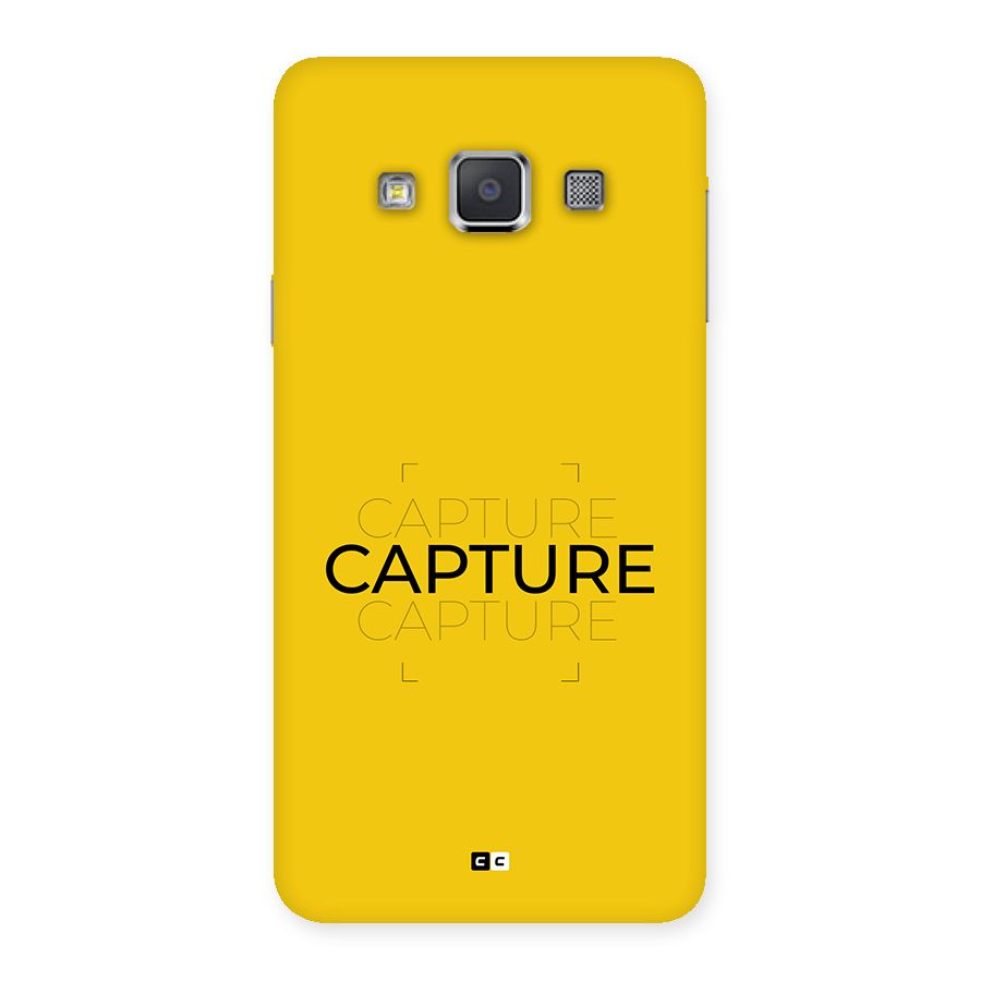 Instant Capture Back Case for Galaxy A3