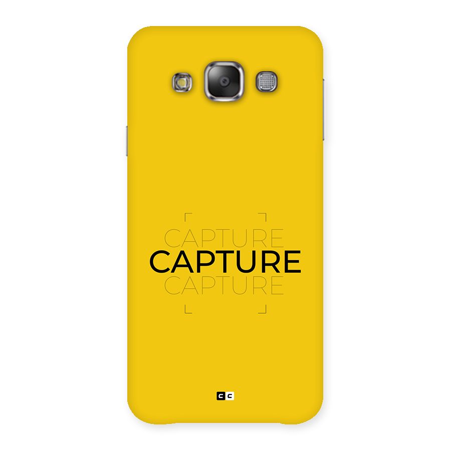 Instant Capture Back Case for Galaxy E7