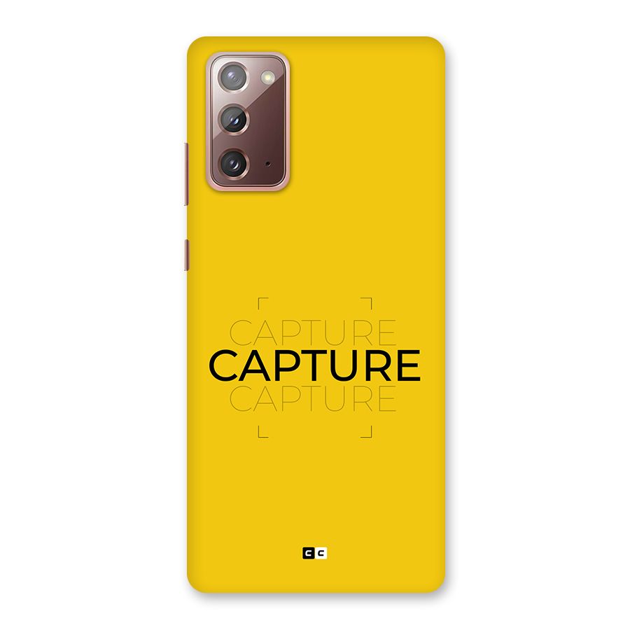 Instant Capture Back Case for Galaxy Note 20