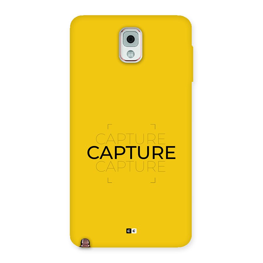 Instant Capture Back Case for Galaxy Note 3