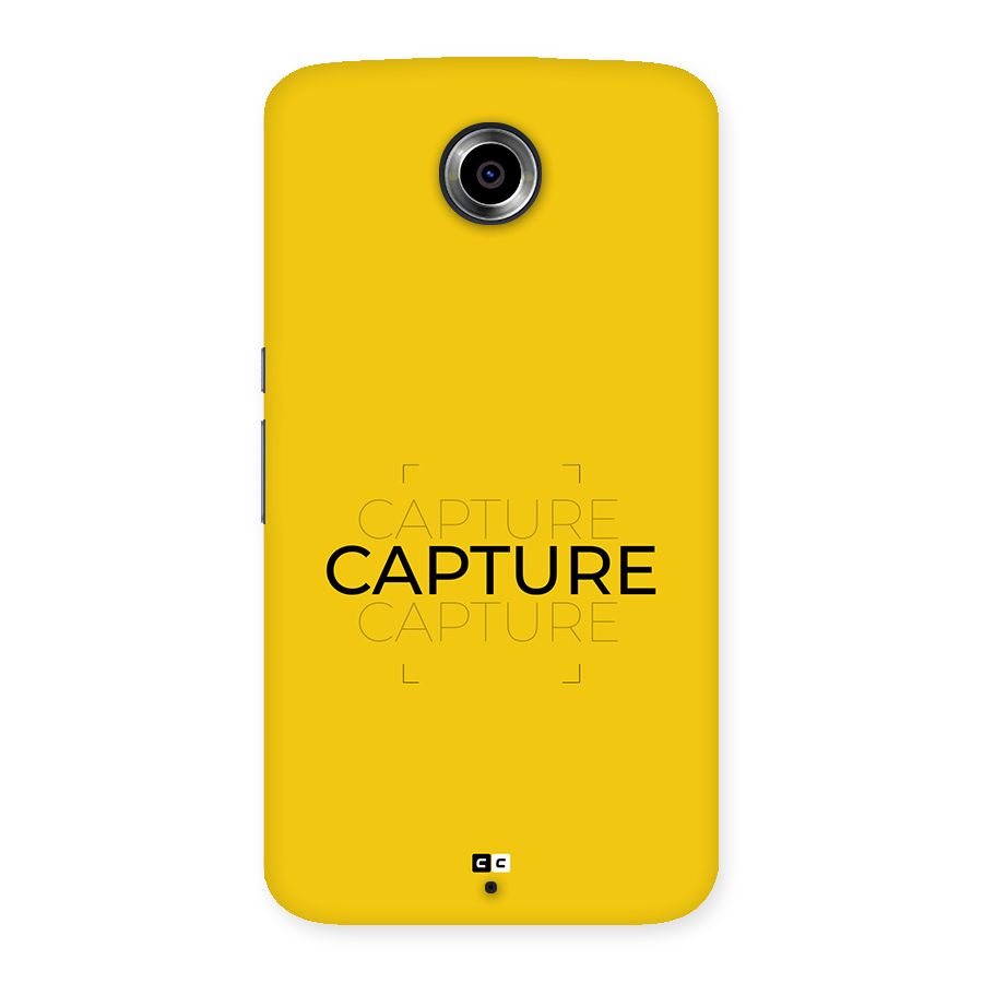 Instant Capture Back Case for Google Nexus 6