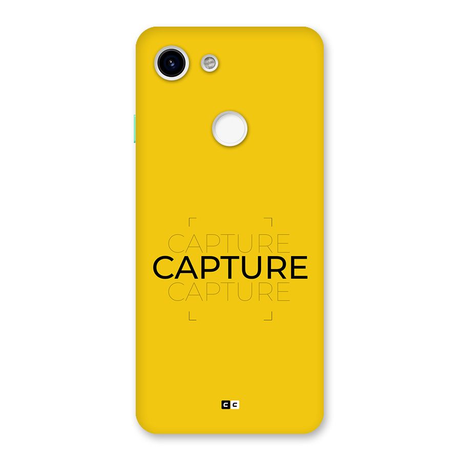 Instant Capture Back Case for Google Pixel 3