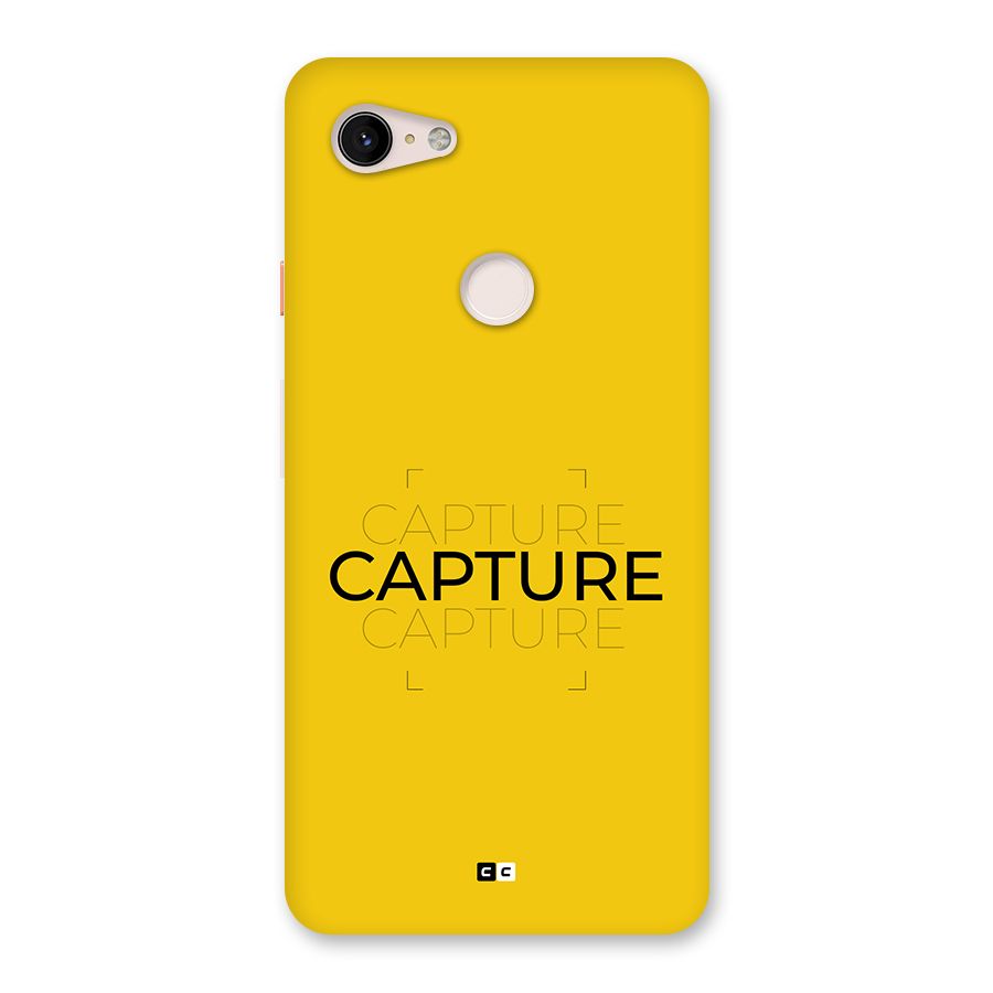 Instant Capture Back Case for Google Pixel 3 XL