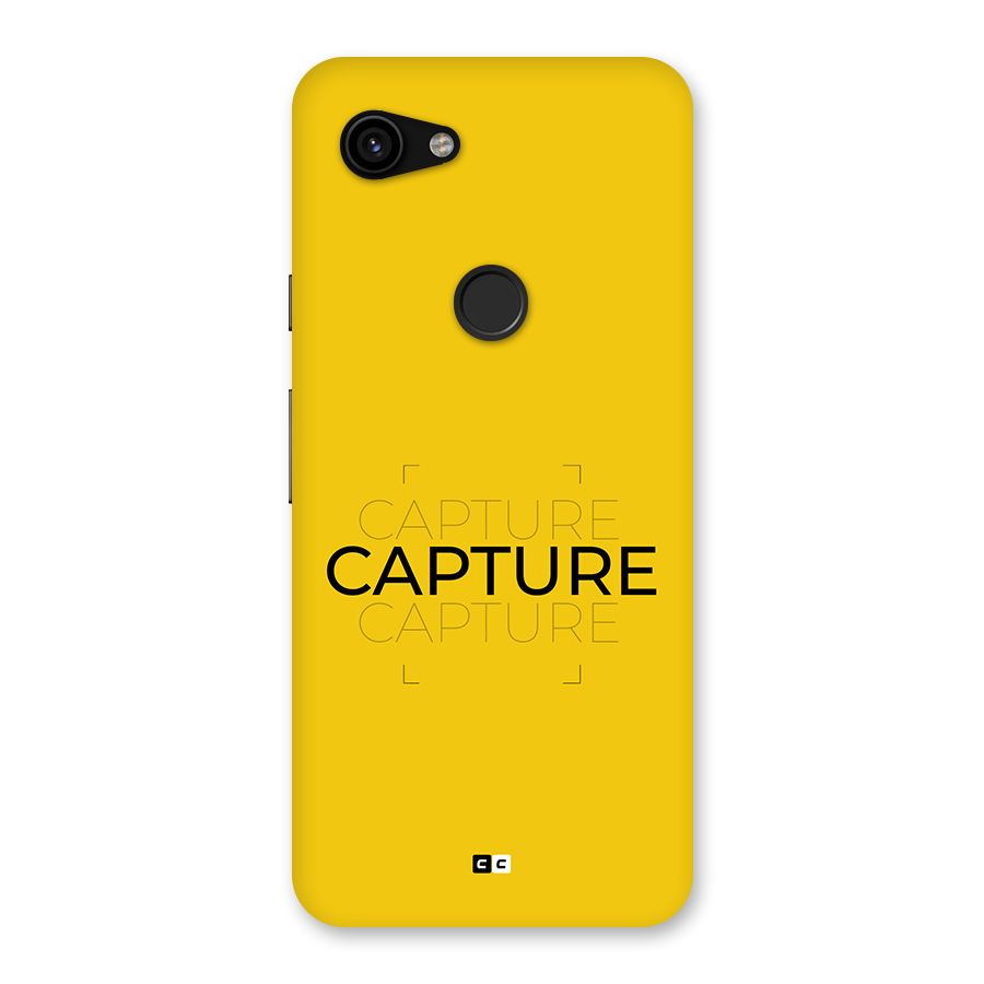 Instant Capture Back Case for Google Pixel 3a