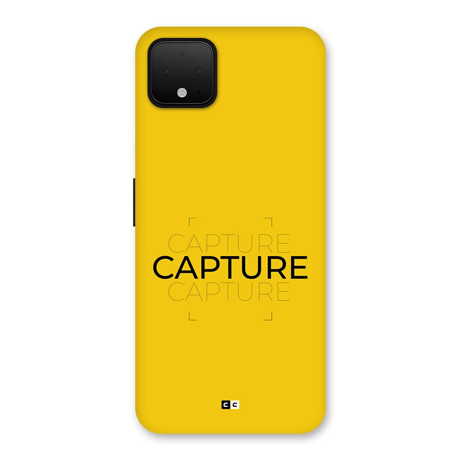 Instant Capture Back Case for Google Pixel 4 XL
