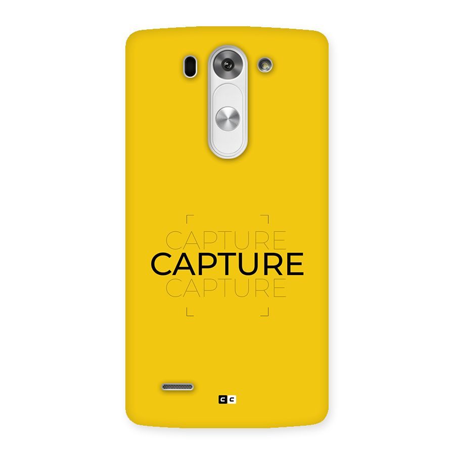 Instant Capture Back Case for LG G3 Mini