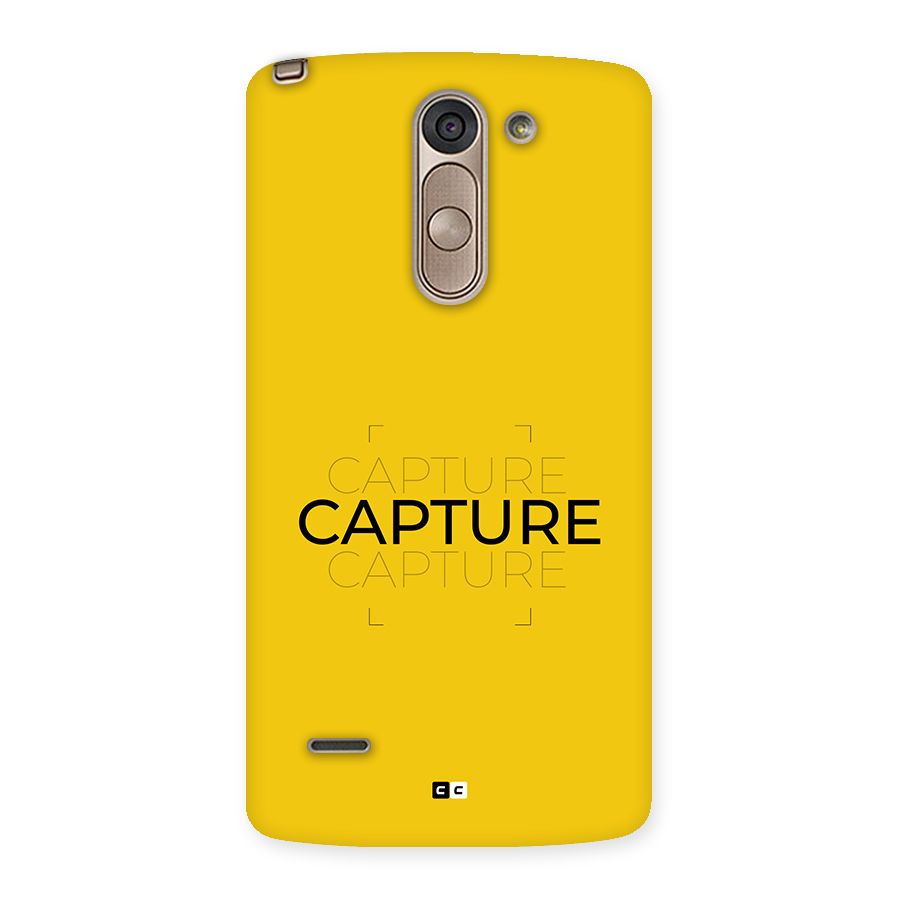 Instant Capture Back Case for LG G3 Stylus