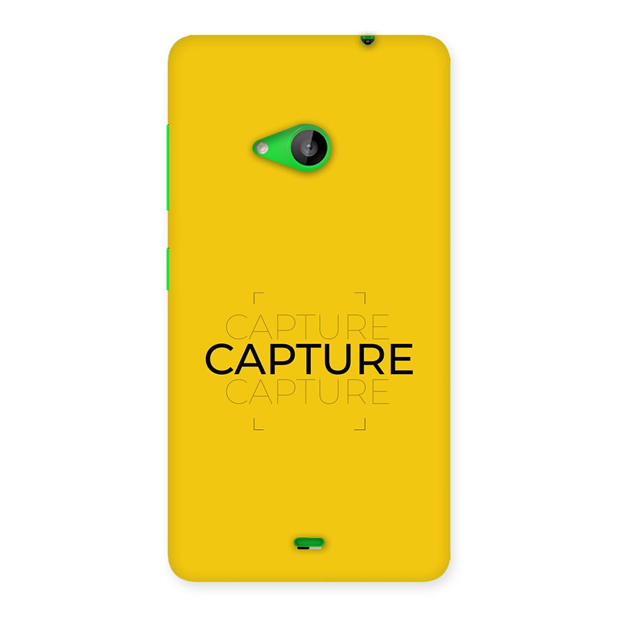 Instant Capture Back Case for Lumia 535