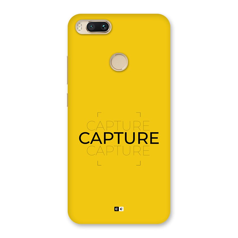 Instant Capture Back Case for Mi A1